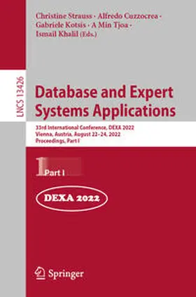 Strauss / Cuzzocrea / Kotsis |  Database and Expert Systems Applications | eBook | Sack Fachmedien