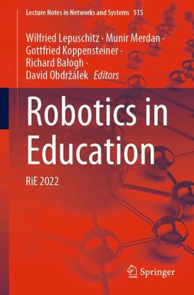 Lepuschitz / Merdan / Obdržálek |  Robotics in Education | Buch |  Sack Fachmedien
