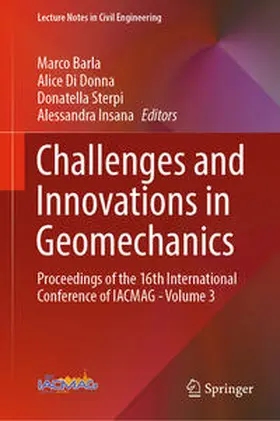 Barla / Di Donna / Sterpi |  Challenges and Innovations in Geomechanics | eBook | Sack Fachmedien