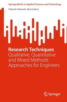 Ajimotokan |  Research Techniques | Buch |  Sack Fachmedien