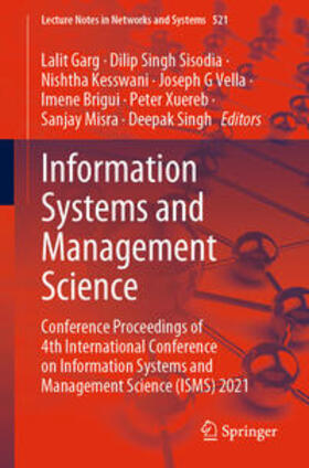 Garg / Sisodia / Kesswani |  Information Systems and Management Science | eBook | Sack Fachmedien