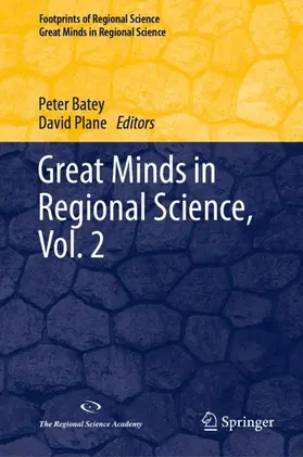 Plane / Batey |  Great Minds in Regional Science, Vol. 2 | Buch |  Sack Fachmedien