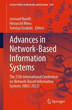 Barolli / Enokido / Miwa | Advances in Network-Based Information Systems | Buch | 978-3-031-14313-7 | sack.de