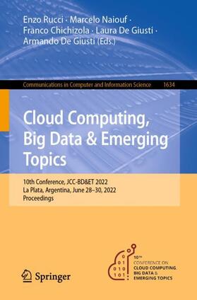 Rucci / Naiouf / De Giusti |  Cloud Computing, Big Data & Emerging Topics | Buch |  Sack Fachmedien