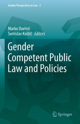 Kostic / Davinic / Davinic |  Gender Competent Public Law and Policies | Buch |  Sack Fachmedien