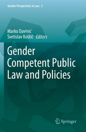 Kostic / Davinic / Davinic |  Gender Competent Public Law and Policies | Buch |  Sack Fachmedien