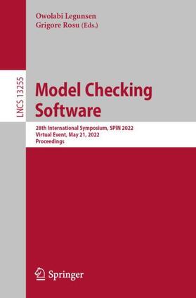 Rosu / Legunsen |  Model Checking Software | Buch |  Sack Fachmedien