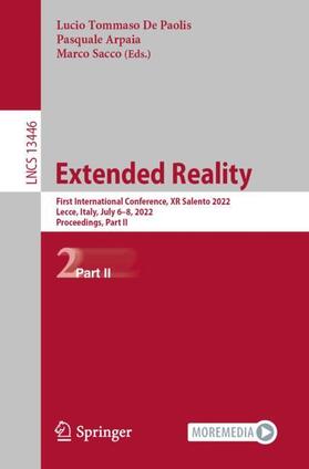 De Paolis / Sacco / Arpaia |  Extended Reality | Buch |  Sack Fachmedien