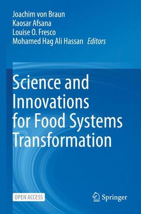 von Braun / Hassan / Afsana |  Science and Innovations for Food Systems Transformation | Buch |  Sack Fachmedien