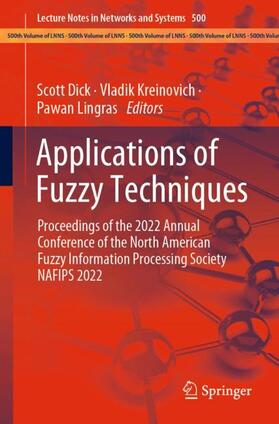 Dick / Lingras / Kreinovich |  Applications of Fuzzy Techniques | Buch |  Sack Fachmedien