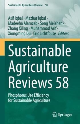 Iqbal / Alamzeb / Lichtfouse |  Sustainable Agriculture Reviews 58 | Buch |  Sack Fachmedien