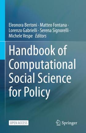Bertoni / Fontana / Vespe |  Handbook of Computational Social Science for Policy | Buch |  Sack Fachmedien