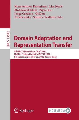 Kamnitsas / Koch / Islam |  Domain Adaptation and Representation Transfer | Buch |  Sack Fachmedien
