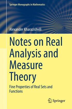 Kharazishvili |  Notes on Real Analysis and Measure Theory | Buch |  Sack Fachmedien
