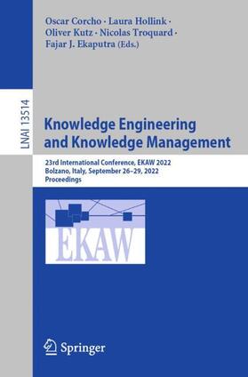 Corcho / Hollink / Ekaputra |  Knowledge Engineering and Knowledge Management | Buch |  Sack Fachmedien