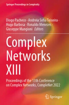 Pacheco / Teixeira / Mangioni |  Complex Networks XIII | Buch |  Sack Fachmedien