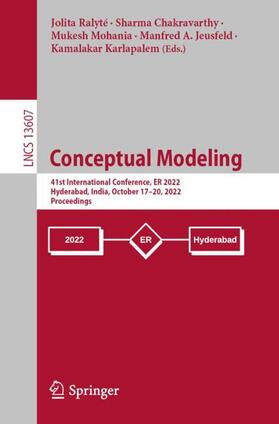 Ralyté / Chakravarthy / Karlapalem |  Conceptual Modeling | Buch |  Sack Fachmedien