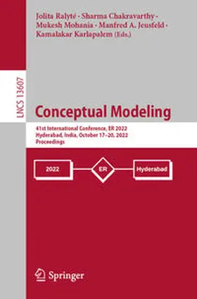 Ralyté / Chakravarthy / Mohania |  Conceptual Modeling | eBook | Sack Fachmedien