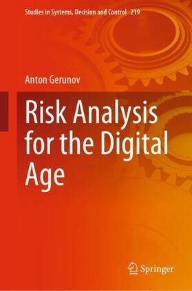 Gerunov |  Risk Analysis for the Digital Age | Buch |  Sack Fachmedien