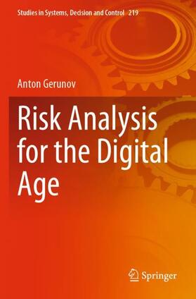 Gerunov |  Risk Analysis for the Digital Age | Buch |  Sack Fachmedien