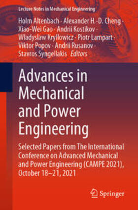 Altenbach / Cheng / Gao |  Advances in Mechanical and Power Engineering | eBook | Sack Fachmedien