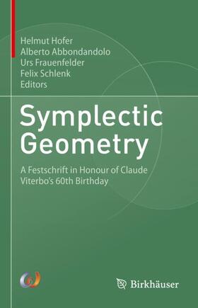 Hofer / Abbondandolo / Frauenfelder |  Symplectic Geometry | Buch |  Sack Fachmedien