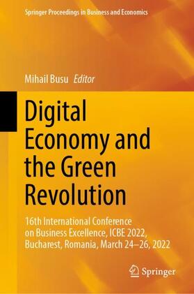 Busu |  Digital Economy and the Green Revolution | Buch |  Sack Fachmedien