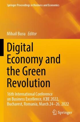 Busu |  Digital Economy and the Green Revolution | Buch |  Sack Fachmedien