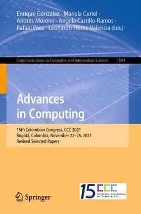 Gonzalez / Curiel / Flórez-Valencia |  Advances in Computing | Buch |  Sack Fachmedien