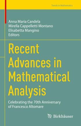 Candela / Mangino / Cappelletti Montano |  Recent Advances in Mathematical Analysis | Buch |  Sack Fachmedien
