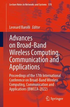 Barolli |  Advances on Broad-Band Wireless Computing, Communication and Applications | Buch |  Sack Fachmedien