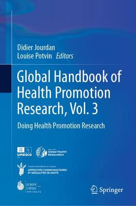 Potvin / Jourdan |  Global Handbook of Health Promotion Research, Vol. 3 | Buch |  Sack Fachmedien