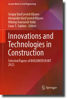 Klyuev / Vatin / Sabitov |  Innovations and Technologies in Construction | eBook | Sack Fachmedien