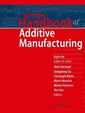 Pei / Bernard / Gu |  Springer Handbook of Additive Manufacturing | Buch |  Sack Fachmedien