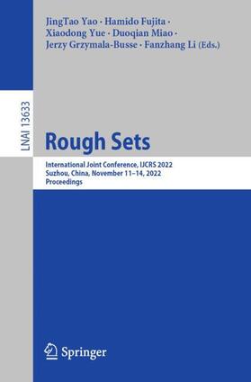 Yao / Fujita / Li |  Rough Sets | Buch |  Sack Fachmedien
