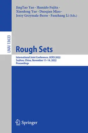 Yao / Fujita / Yue |  Rough Sets | eBook | Sack Fachmedien