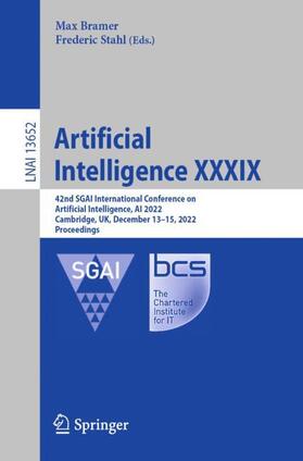 Stahl / Bramer |  Artificial Intelligence XXXIX | Buch |  Sack Fachmedien