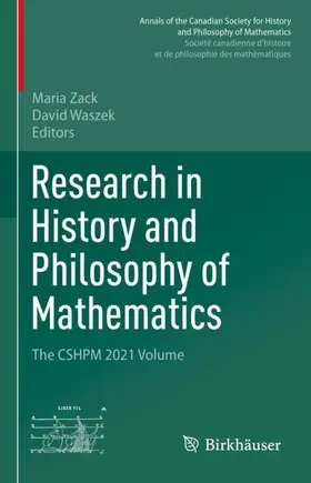 Waszek / Zack |  Research in History and Philosophy of Mathematics | Buch |  Sack Fachmedien