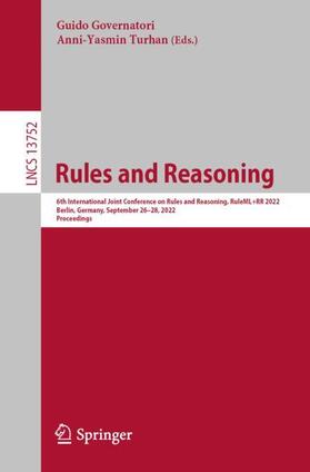Turhan / Governatori |  Rules and Reasoning | Buch |  Sack Fachmedien