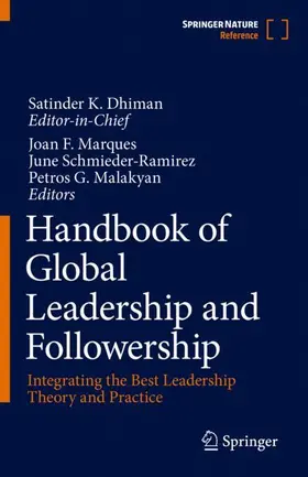 Marques / Malakyan / Schmieder-Ramirez |  Handbook of Global Leadership and Followership | Buch |  Sack Fachmedien