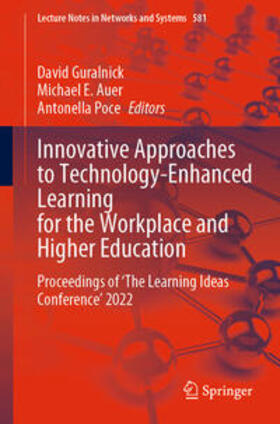 Guralnick / Auer / Poce |  Innovative Approaches to Technology-Enhanced Learning for the Workplace and Higher Education | eBook | Sack Fachmedien