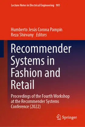 Corona Pampín / Shirvany | Recommender Systems in Fashion and Retail | E-Book | sack.de