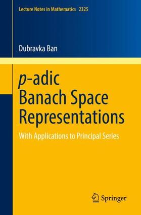 Ban |  p-adic Banach Space Representations | Buch |  Sack Fachmedien