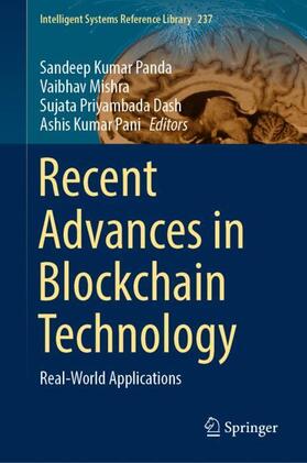 Panda / Pani / Mishra |  Recent Advances in Blockchain Technology | Buch |  Sack Fachmedien