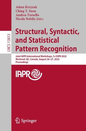Krzyzak / Nobile / Suen |  Structural, Syntactic, and Statistical Pattern Recognition | Buch |  Sack Fachmedien