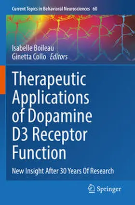 Collo / Boileau |  Therapeutic Applications of Dopamine D3 Receptor Function | Buch |  Sack Fachmedien