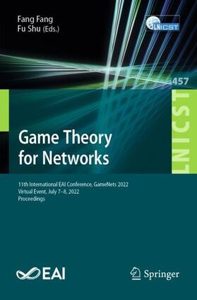 Shu / Fang |  Game Theory for Networks | Buch |  Sack Fachmedien