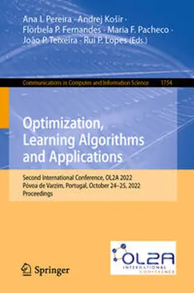 Pereira / Košir / Kosir |  Optimization, Learning Algorithms and Applications | eBook | Sack Fachmedien