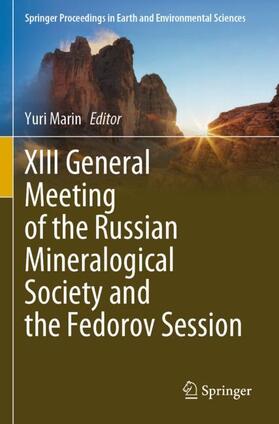 Marin | XIII General Meeting of the Russian Mineralogical Society and the Fedorov Session | Buch | 978-3-031-23392-0 | sack.de