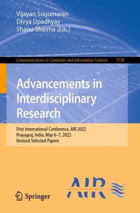 Sugumaran / Sharma / Upadhyay |  Advancements in Interdisciplinary Research | Buch |  Sack Fachmedien